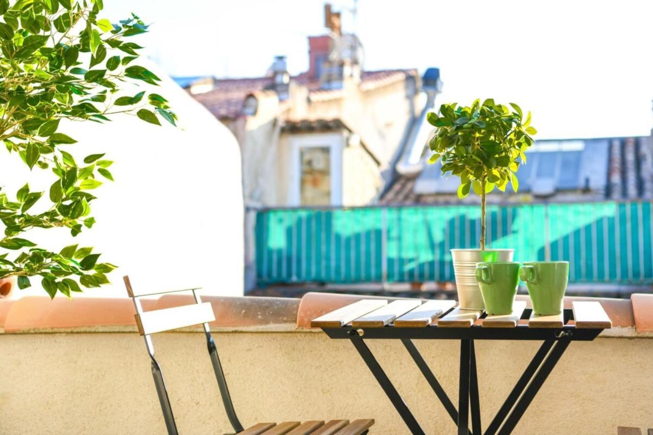 Апартаменты Le Duplex - Terrasse Au Coeur De Marseille Panier Экстерьер фото